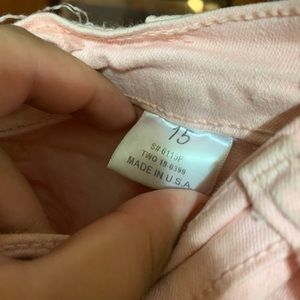 Distressed Bermuda shorts